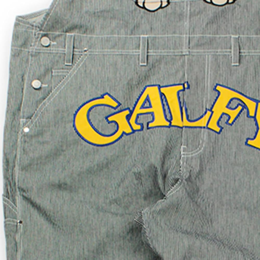 ガルフィー GALFY　デニム総柄オーバーオール ガルフィー GALFY デニム総柄オーバーオール